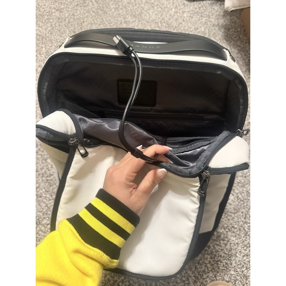 Bange FUTURE AESTHETICS Business Smart Backpack Waterproof TSA Approved White - Picture 5 of 12